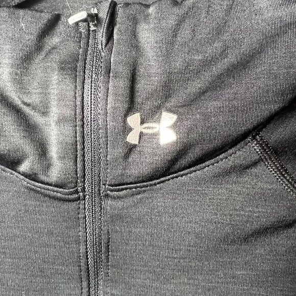 Under Armour Women's‎ Qualifier Half-Zip Running Top Black Size large - Picture 5 of 9